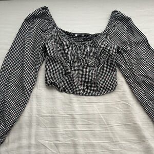 Long sleeve plaid shirt